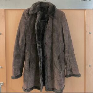 Sz XS vintage brown Sherpa coat